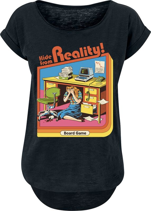 4068143224970 - Hide from reality T-Shirt schwarz in S