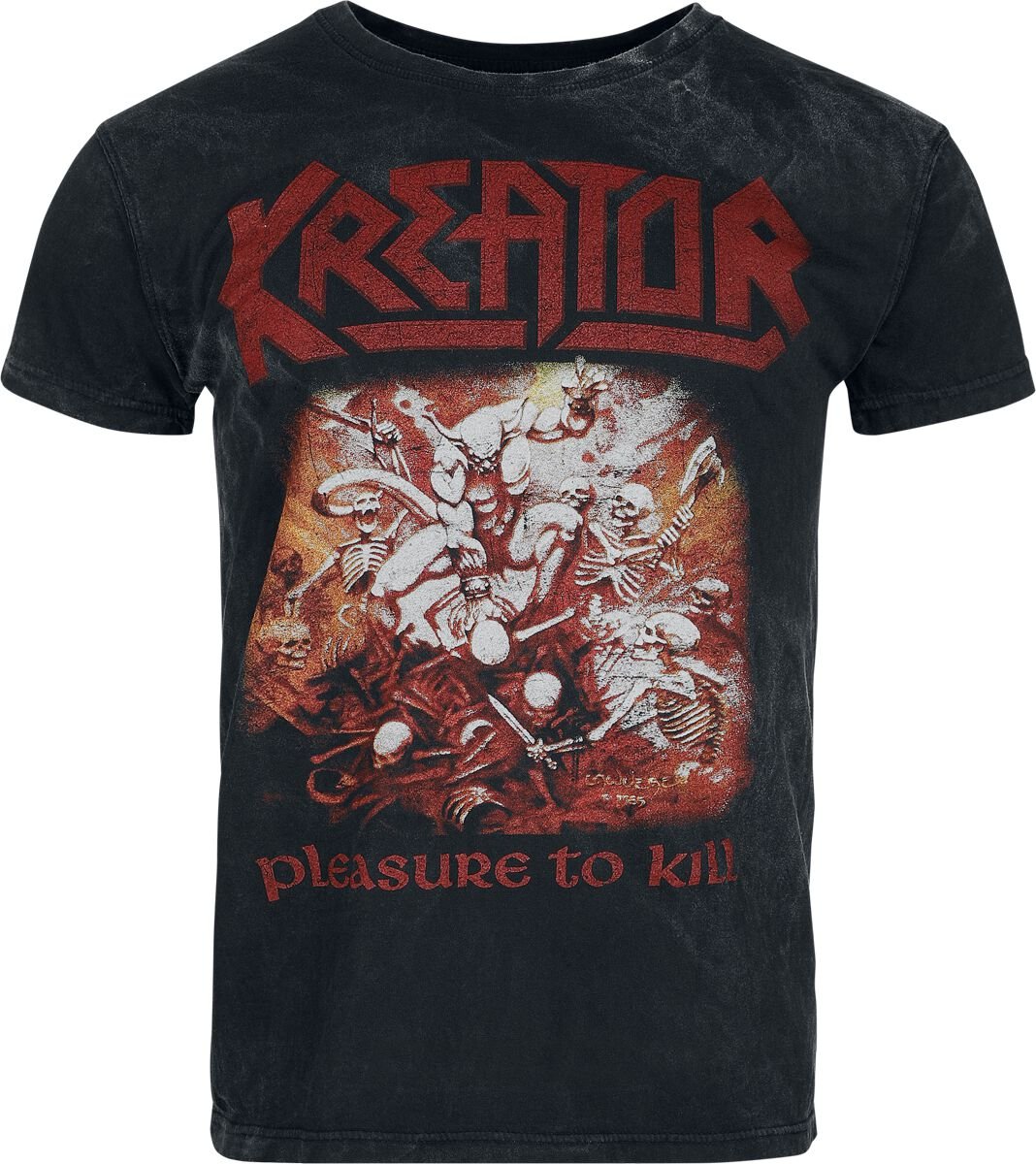 4068143225403 - Pleasure To Kill T-Shirt anthrazit in S