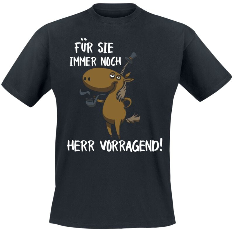 4068143225700 - Für sie immer noch Herr Vorragend! T-Shirt schwarz in M