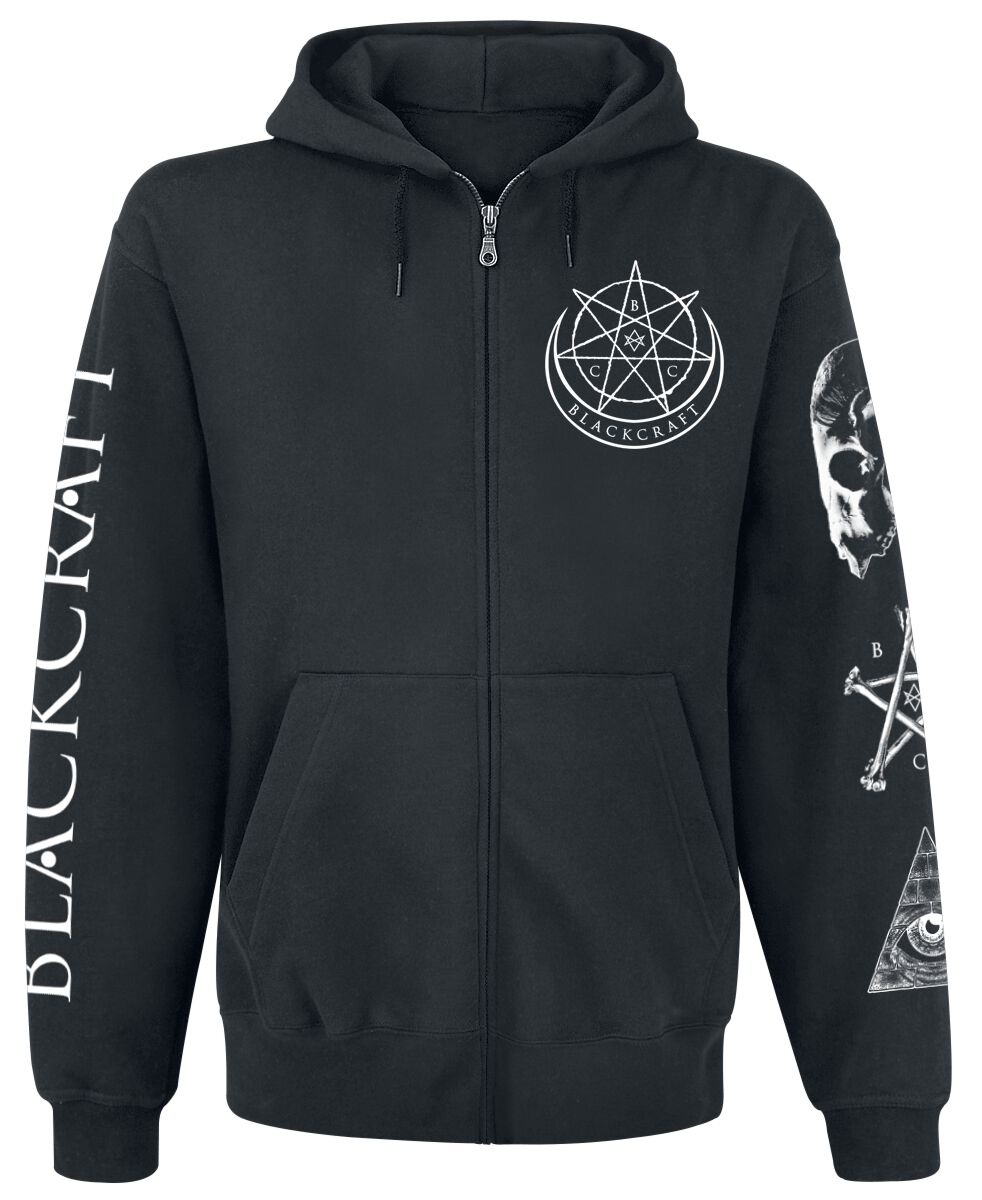 4068143229241 - Evil Eye Bonfire FB Zip Hoodie Kapuzenjacke schwarz in M