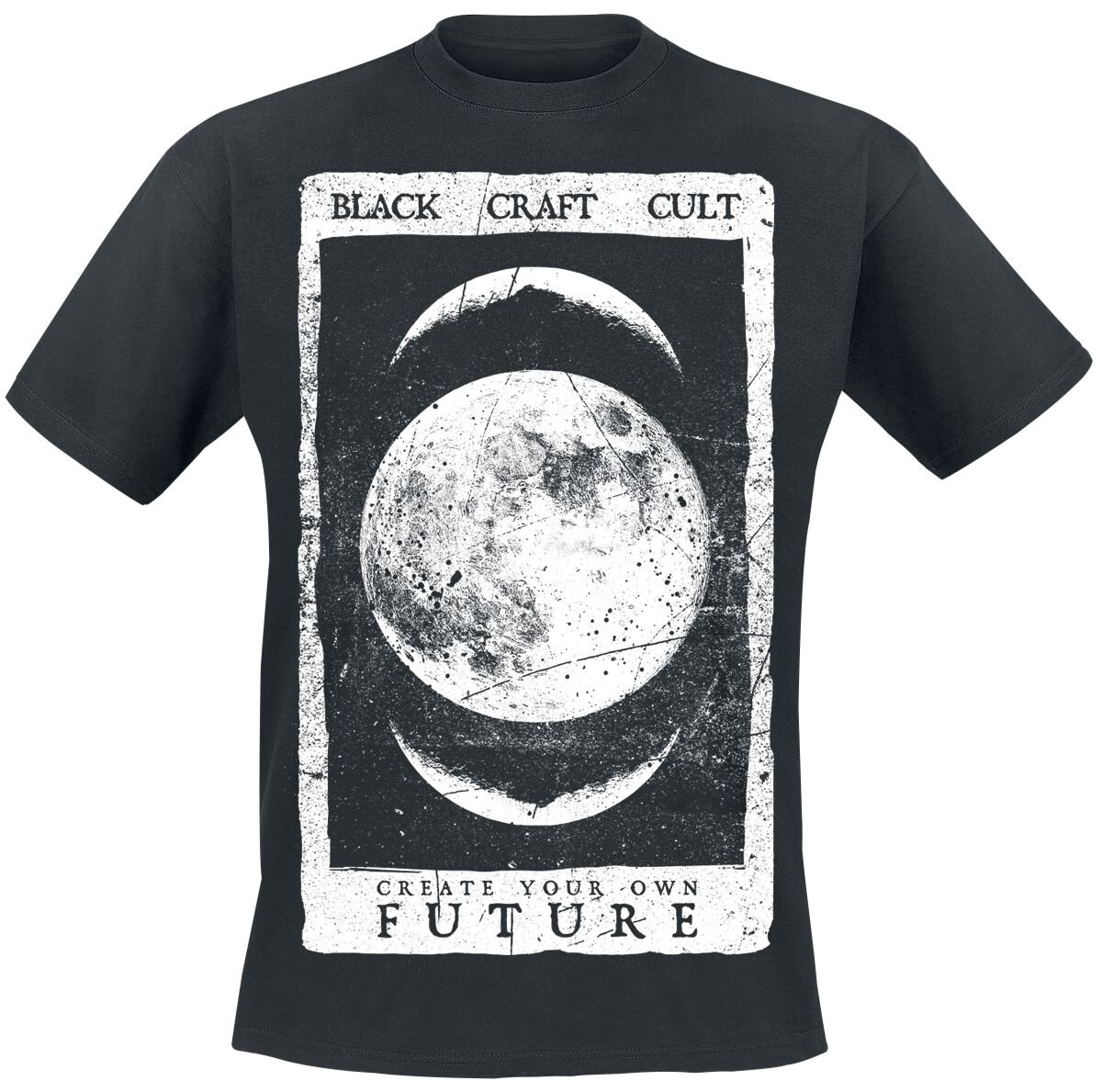 4068143229364 - Create Your Own Future Tarot Tee T-Shirt schwarz in L