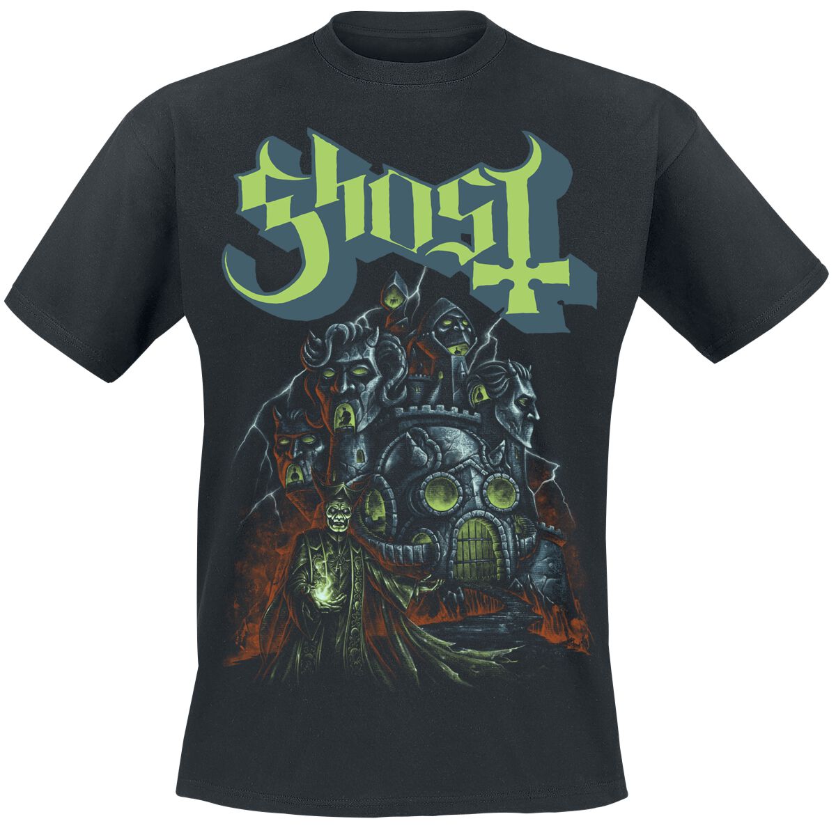 4068143230285 - Ghoul Castle T-Shirt schwarz in S