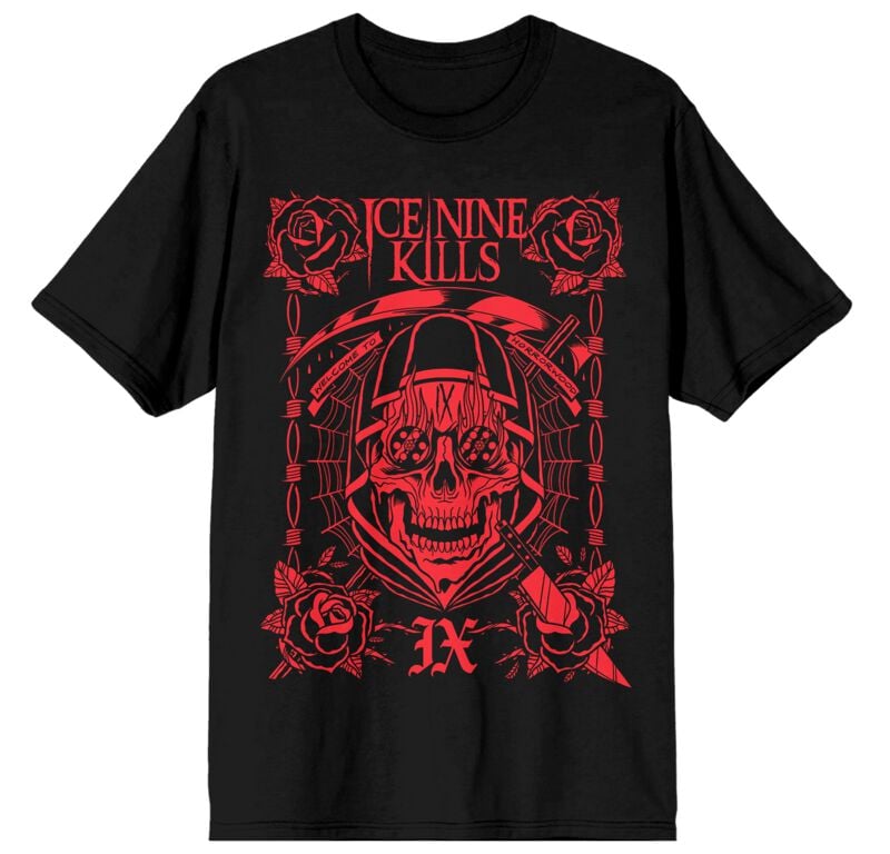 4068143230933 - Tattoo Tee T-Shirt schwarz in L