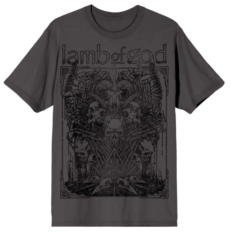 4068143231008 - Skull Altar T-Shirt charcoal in L 4068143231008 - Skull Altar T-Shirt charcoal in L