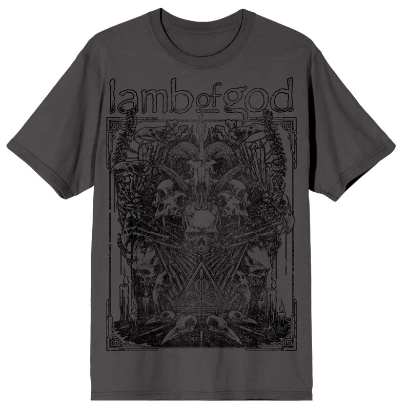4068143231022 - Skull Altar T-Shirt charcoal in XXL 4068143231022 - Skull Altar T-Shirt charcoal in XXL