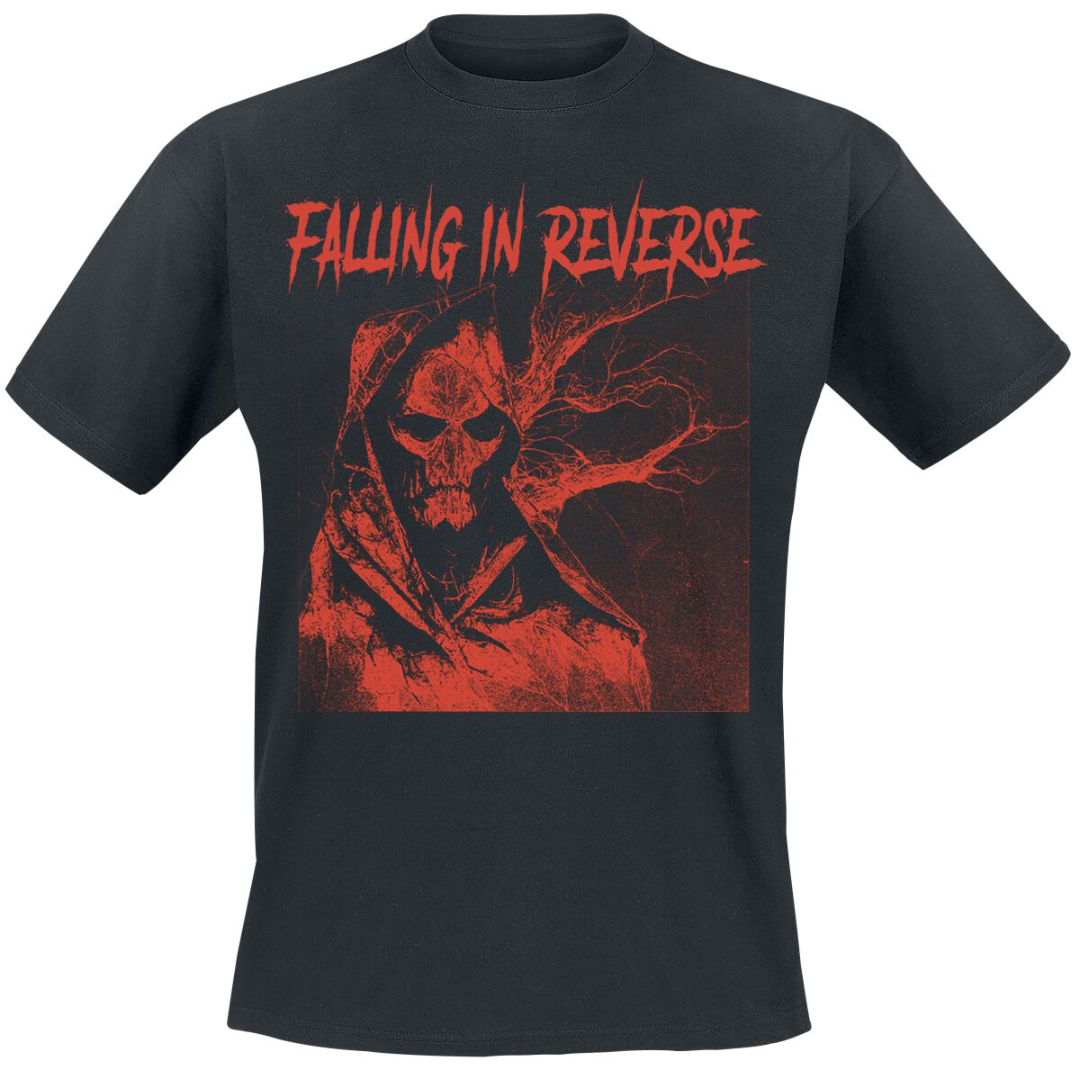 4068143232630 - Red Reaper T-Shirt schwarz in M