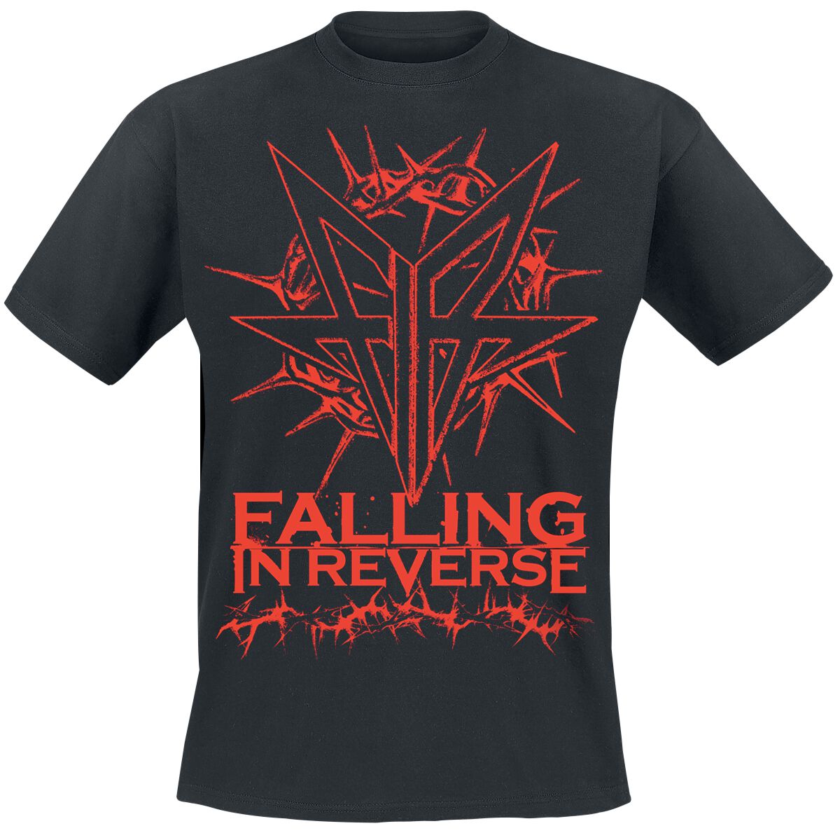 4068143235808 - Thorns T-Shirt schwarz in S 4068143235808 - Thorns T-Shirt schwarz in S
