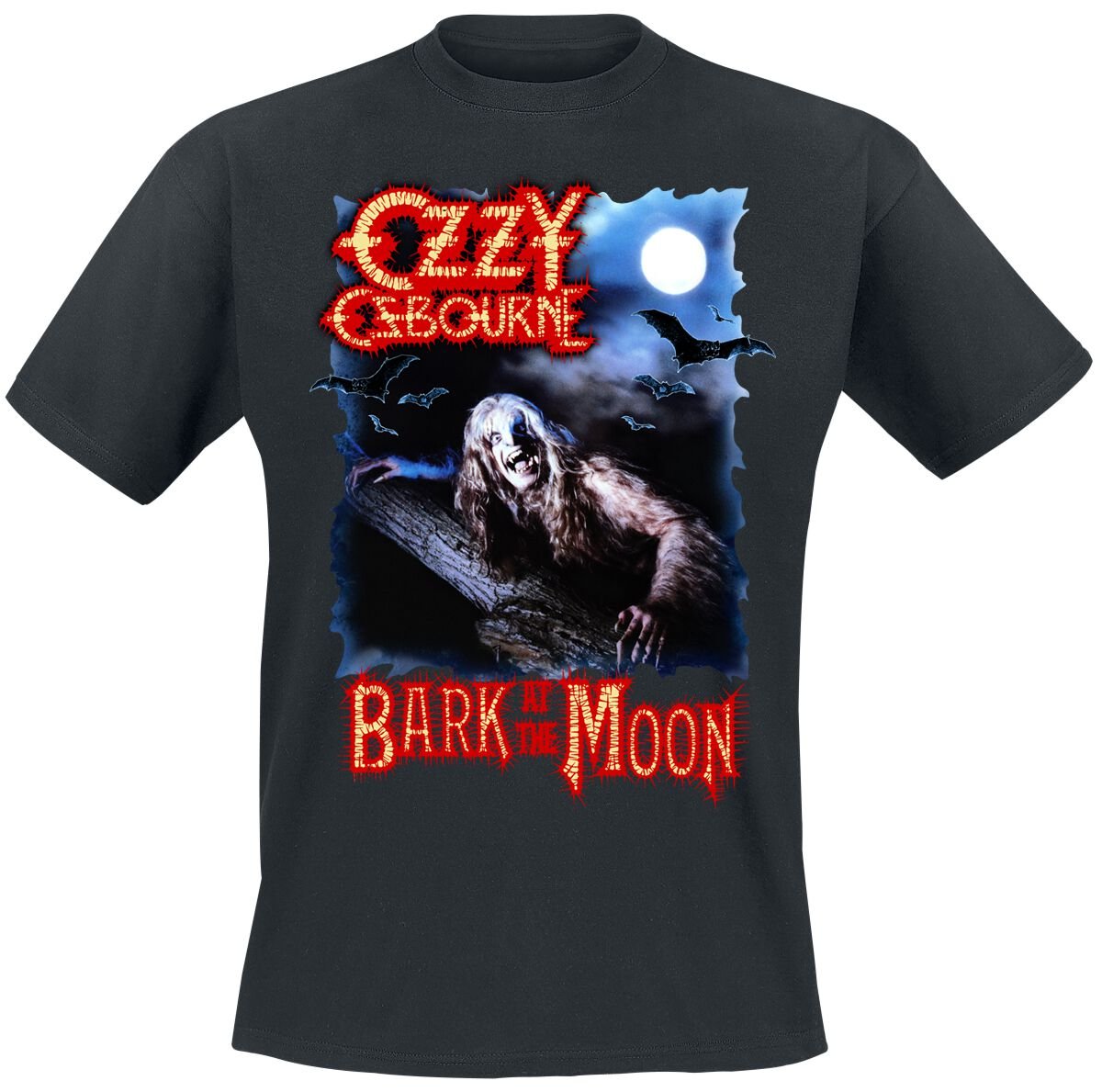 4068143236492 - 40 Years Of Bark At The Moon T-Shirt schwarz in S