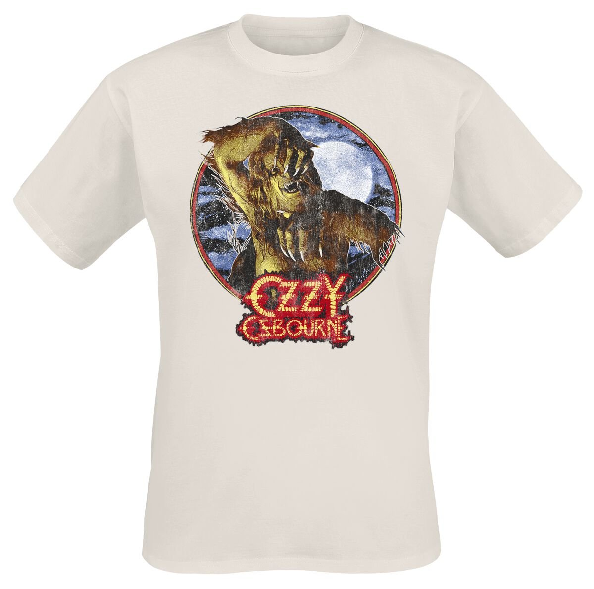 4068143236614 - Circle Bark At The Moon T-Shirt natur in 3XL