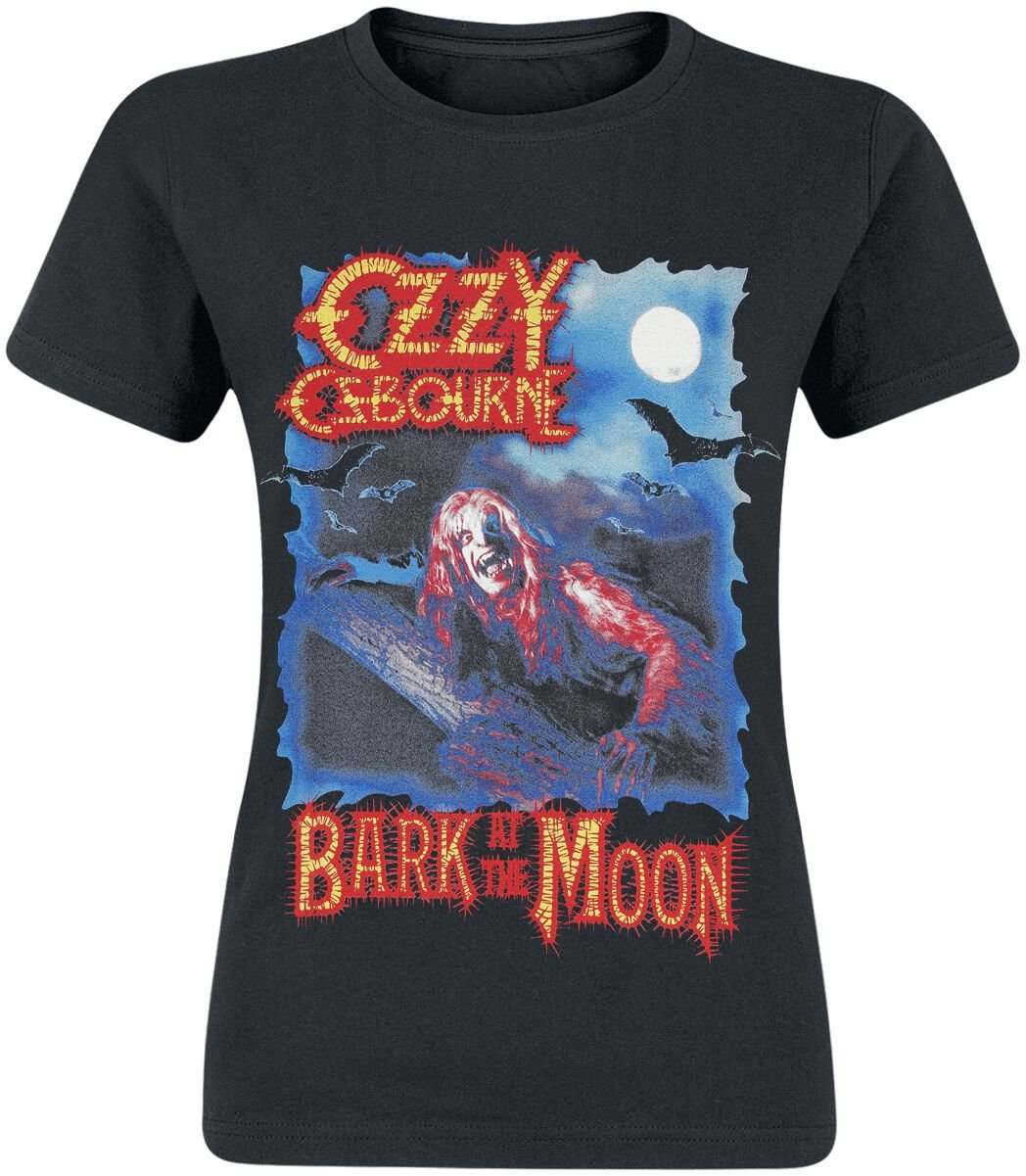 4068143237260 - 40 Years Of Bark At The Moon T-Shirt schwarz in S 4068143237260 - 40 Years Of Bark At The Moon T-Shirt schwarz in S