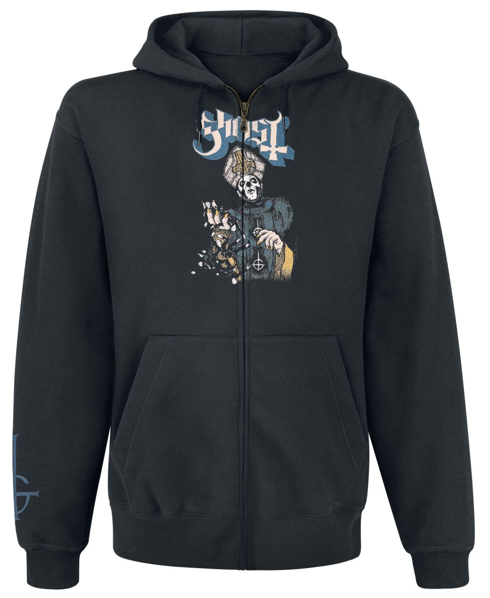 4068143238342 - Papa Of The World On Fire Kapuzenjacke schwarz in L 4068143238342 - Papa Of The World On Fire Kapuzenjacke schwarz in L