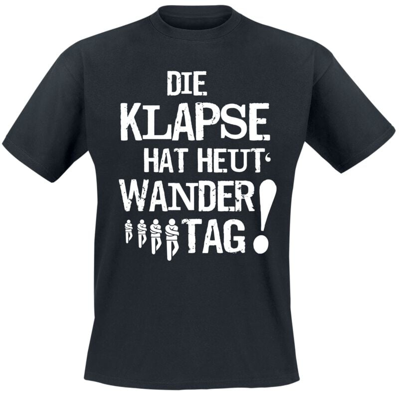 4068143239059 - Die Klapse hat heut Wandertag! T-Shirt schwarz in M