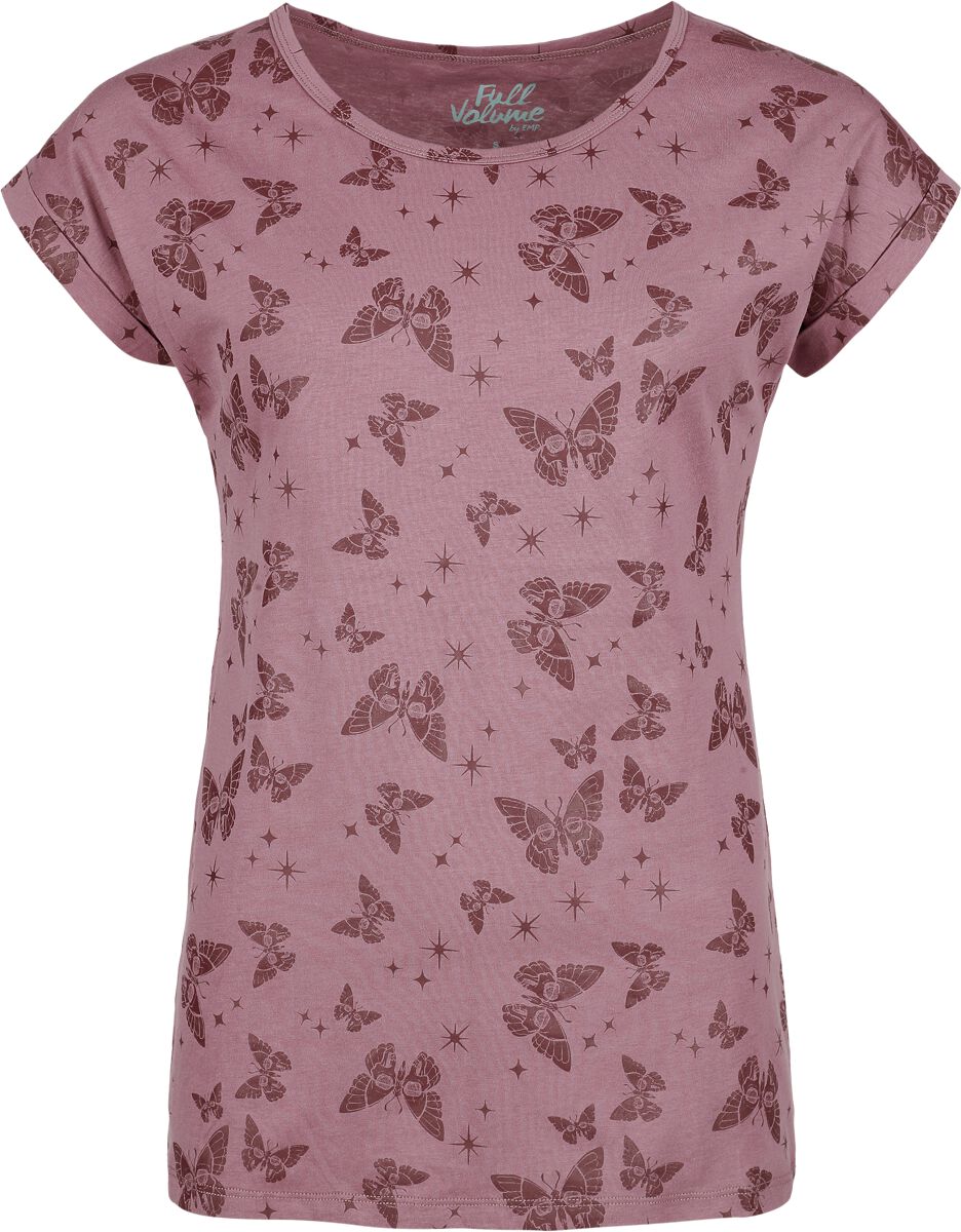 4068143241366 - Lovely Butterfly T-Shirt lila in XXL 4068143241366 - Lovely Butterfly T-Shirt lila in XXL