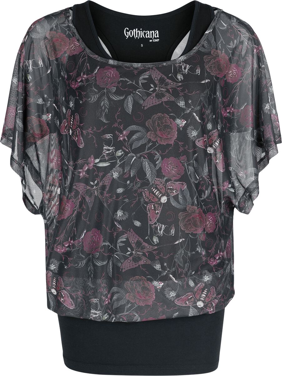 4068143242004 - Mystical Woods Double Pack T-Shirt and Top T-Shirt schwarz in S