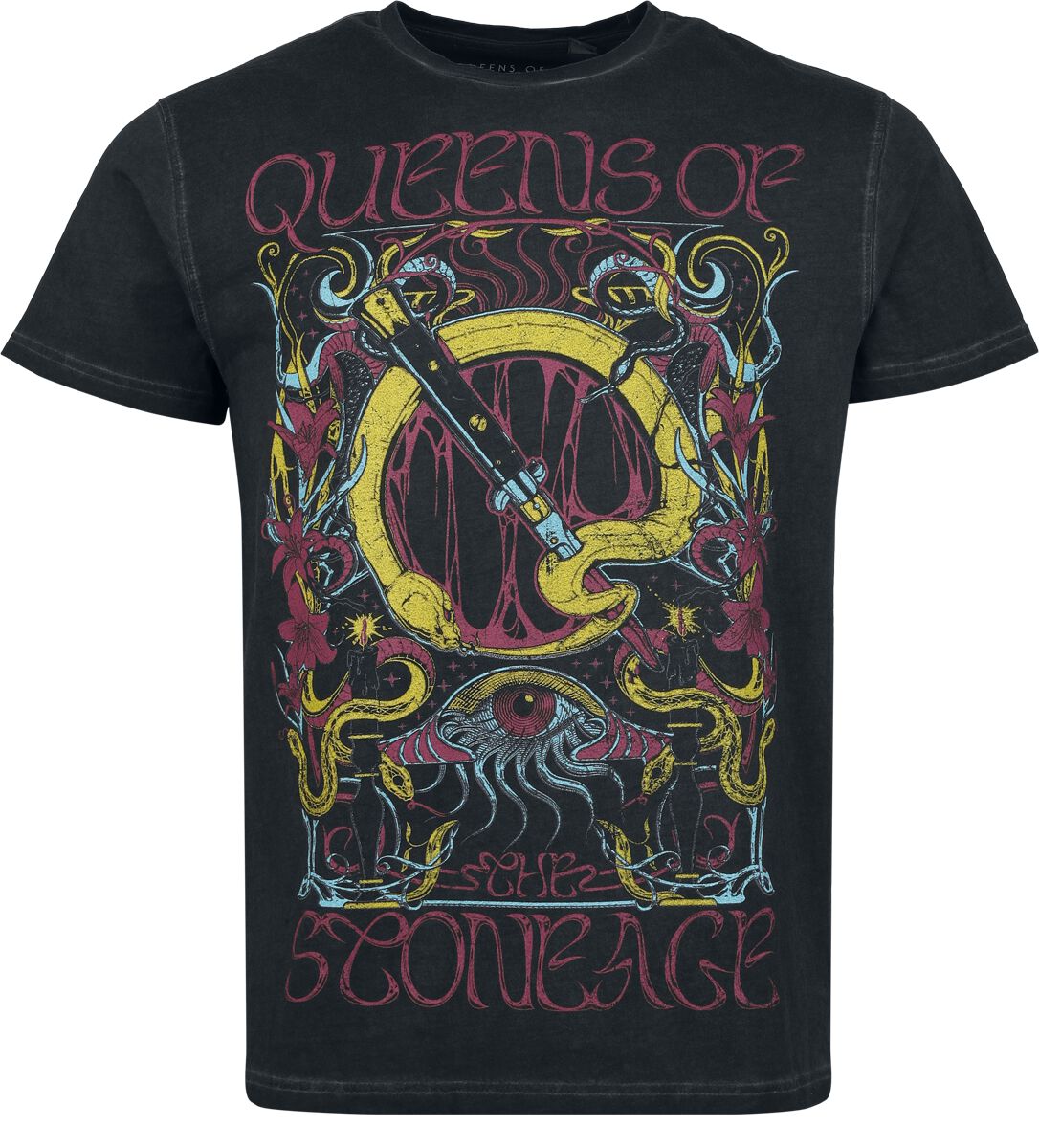 4068143242189 - Neon Sacrilege T-Shirt anthrazit in M