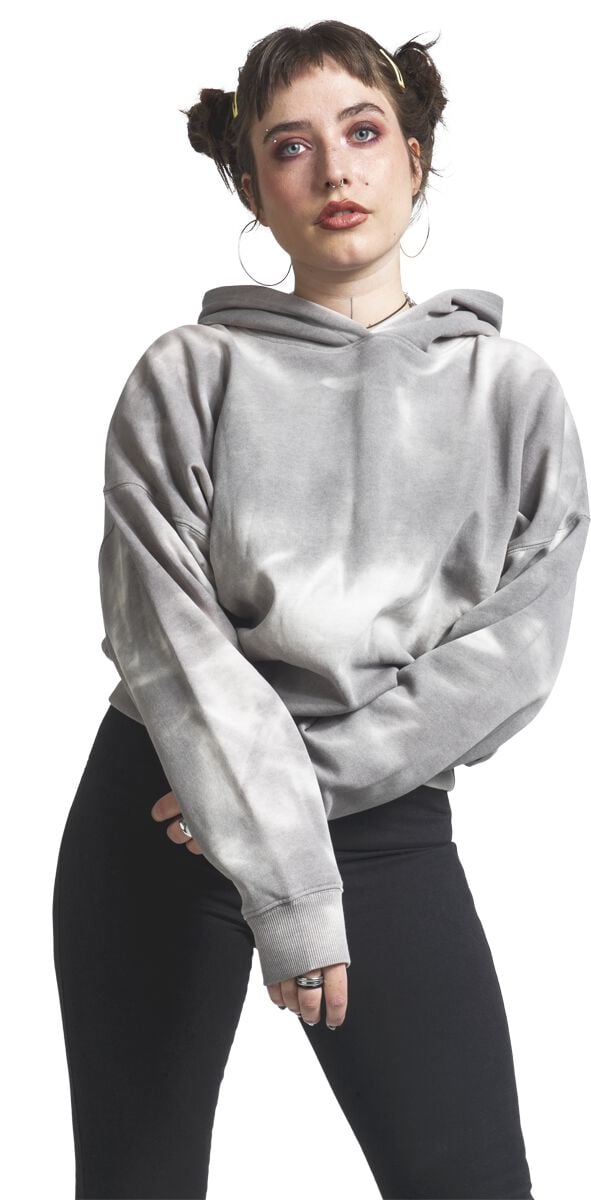 4068143242707 - Kapuzenpullover als heat reactive fabric Kapuzenpullover grau in M