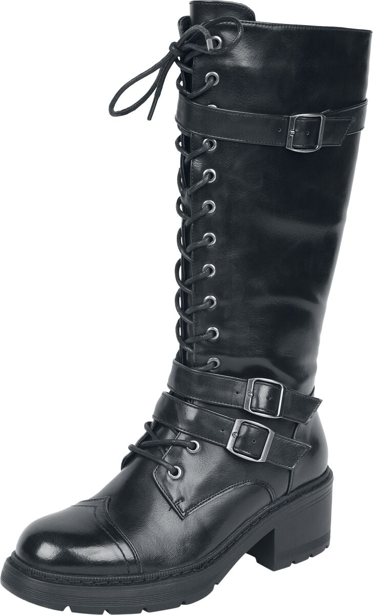4068143243162 - Boot schwarz rot in EU38 4068143243162 - Boot schwarz rot in EU38
