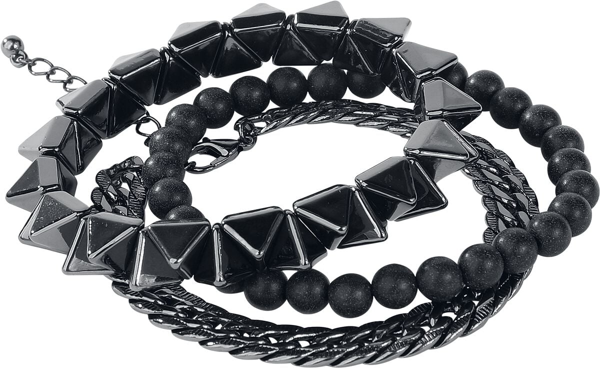 4068143243643 - Stud Mix Armband-Set schwarz