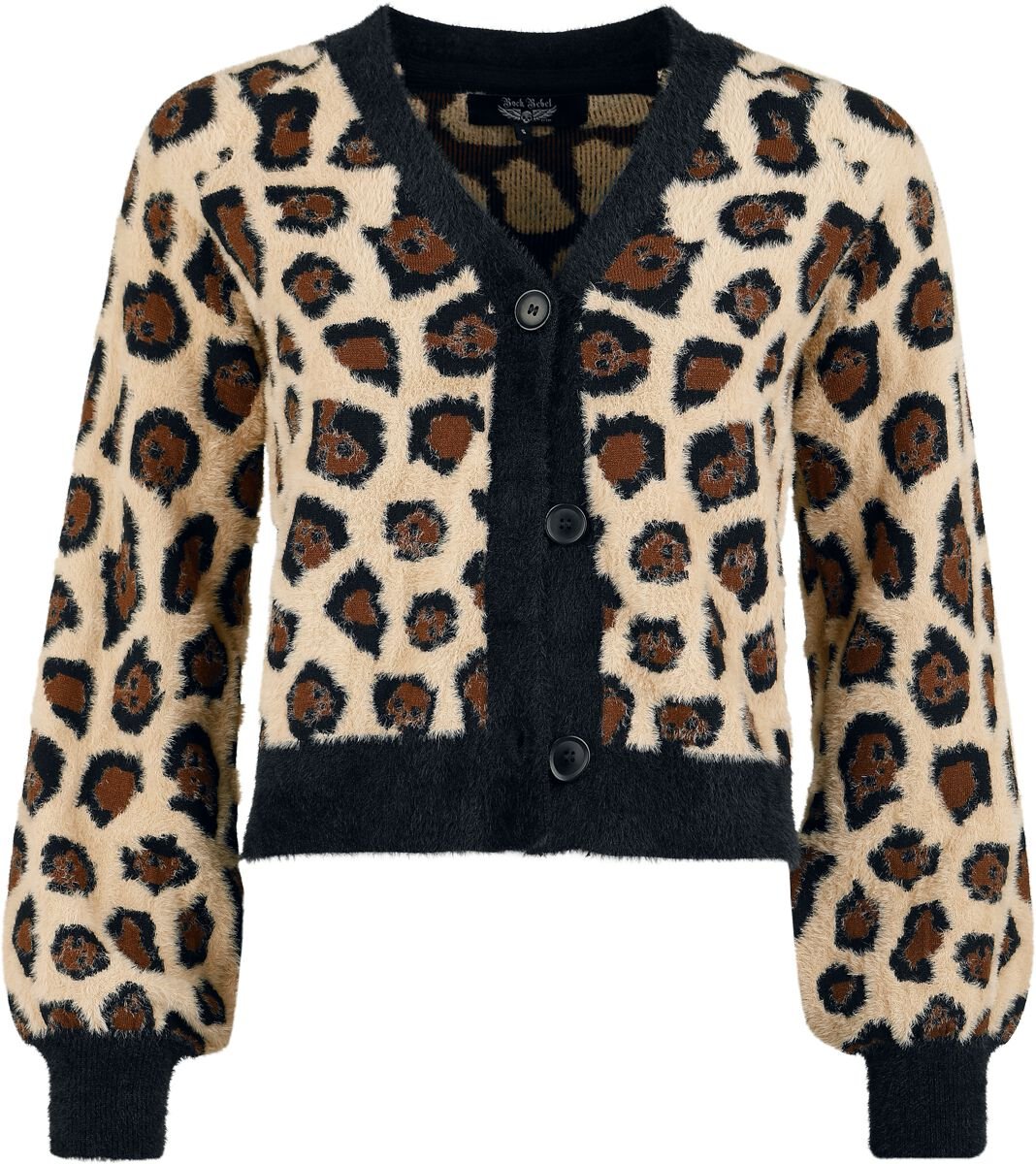 4068143244602 - Cardigan schwarz braun in XXL 4068143244602 - Cardigan schwarz braun in XXL