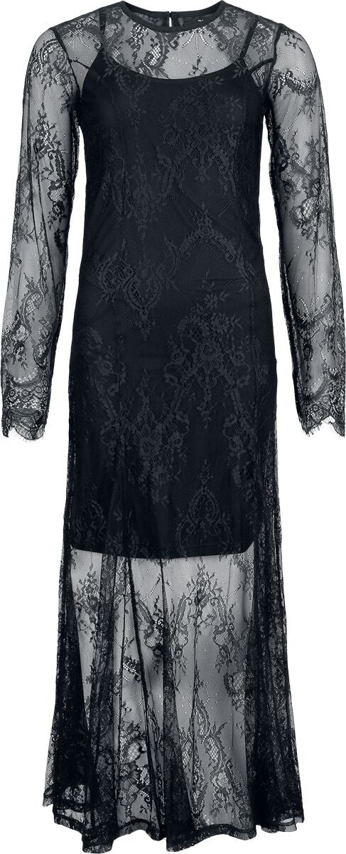 4068143244800 - 2 In1 Kleid Langes Kleid schwarz in XXL