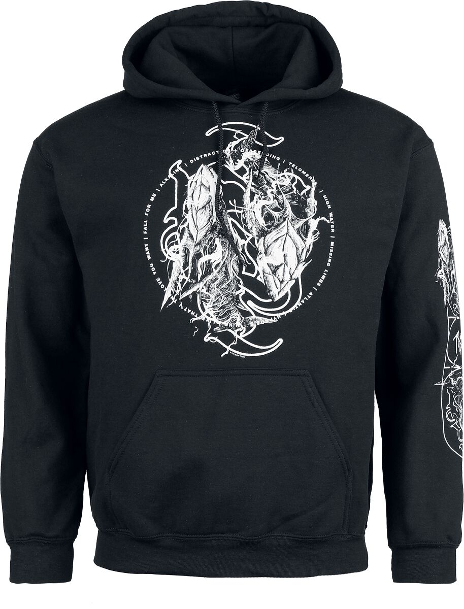 4068143248556 - The Place Will Become Your Tomb Whale Kapuzenpullover schwarz in XL 4068143248556 - The Place Will Become Your Tomb Whale Kapuzenpullover schwarz in XL