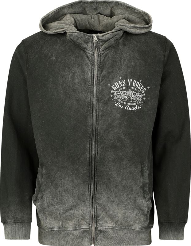 4068143249690 - Guns N Roses Paradise City Kapuzenjacke grau in XL 4068143249690 - Guns N Roses Paradise City Kapuzenjacke grau in XL