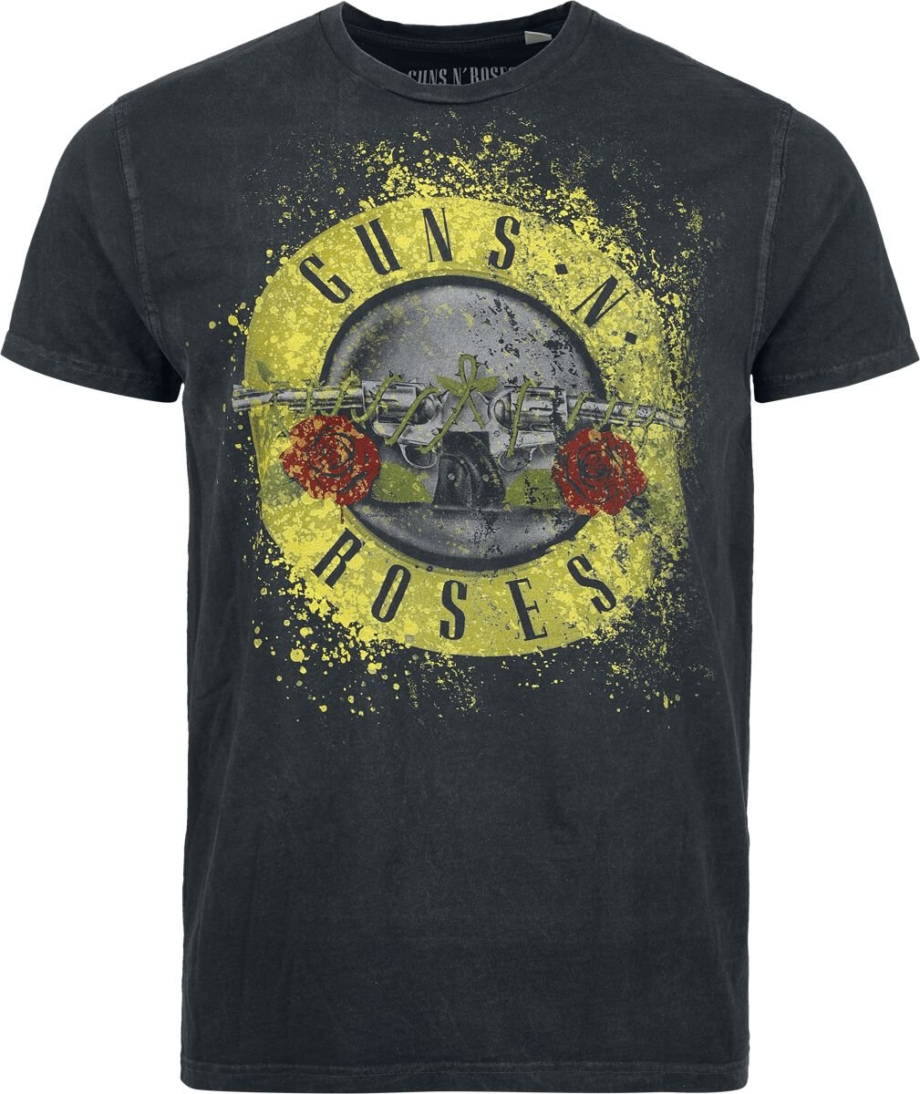 4068143250429 - Guns N Roses Bullet Logo T-Shirt anthrazit in XL 4068143250429 - Guns N Roses Bullet Logo T-Shirt anthrazit in XL