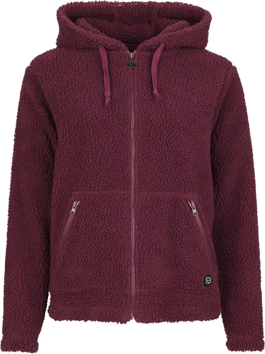 4068143252560 - Teddy Fur Hoody Kapuzenjacke bordeaux in L