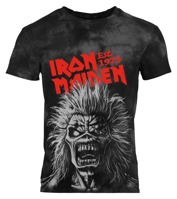 4068143256568 - Jumbo Scream Head T-Shirt schwarz grau in S 4068143256568 - Jumbo Scream Head T-Shirt schwarz grau in S