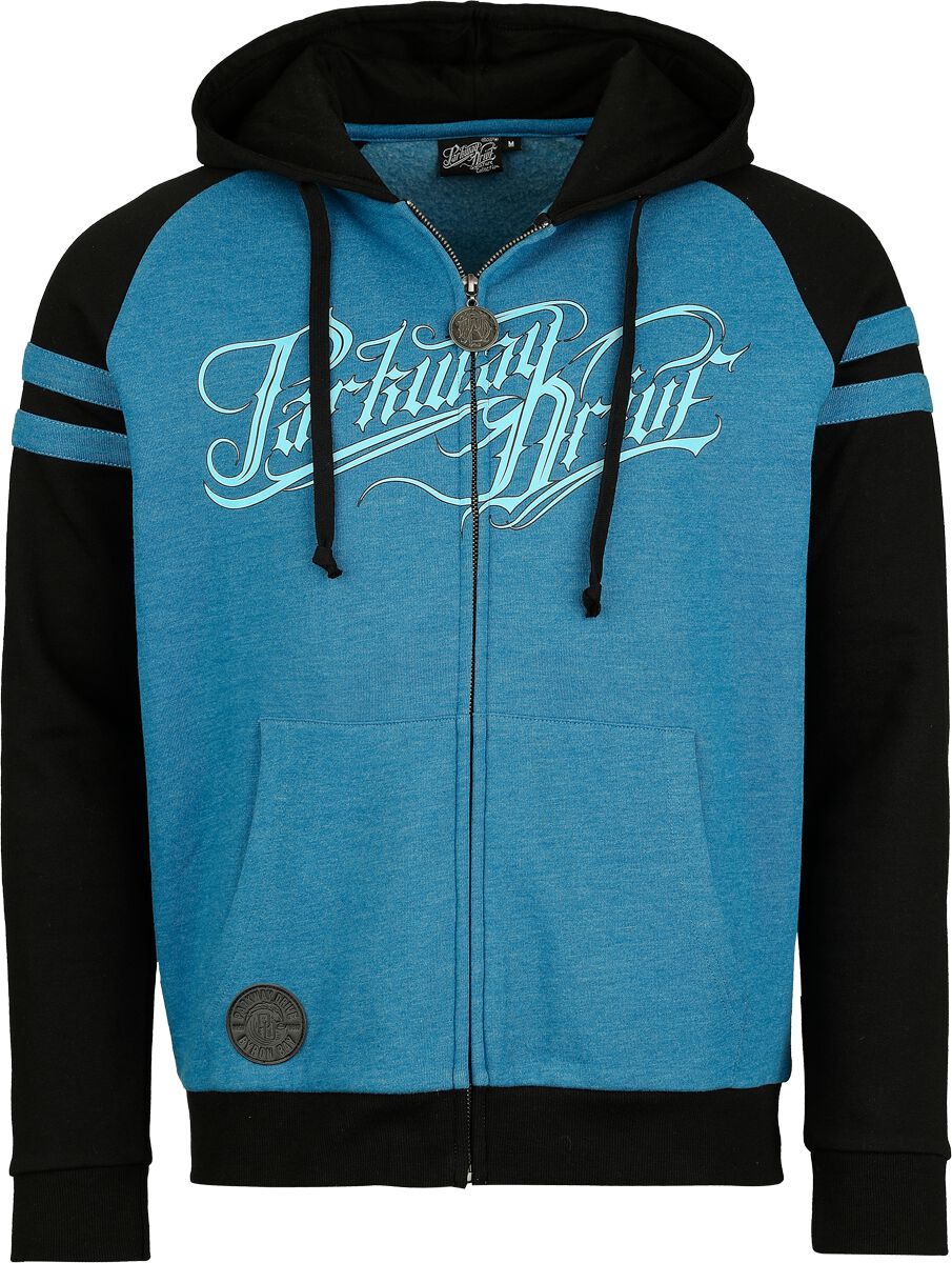 4068143259996 - EMP Signature Collection Kapuzenjacke hellblau schwarz in L 4068143259996 - EMP Signature Collection Kapuzenjacke hellblau schwarz in L