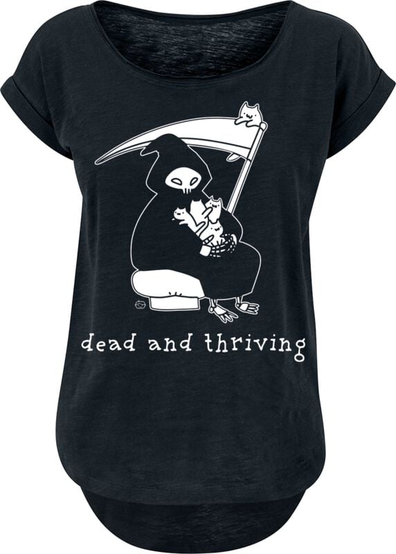 4068143260374 - Dead And Thriving T-Shirt schwarz in L 4068143260374 - Dead And Thriving T-Shirt schwarz in L