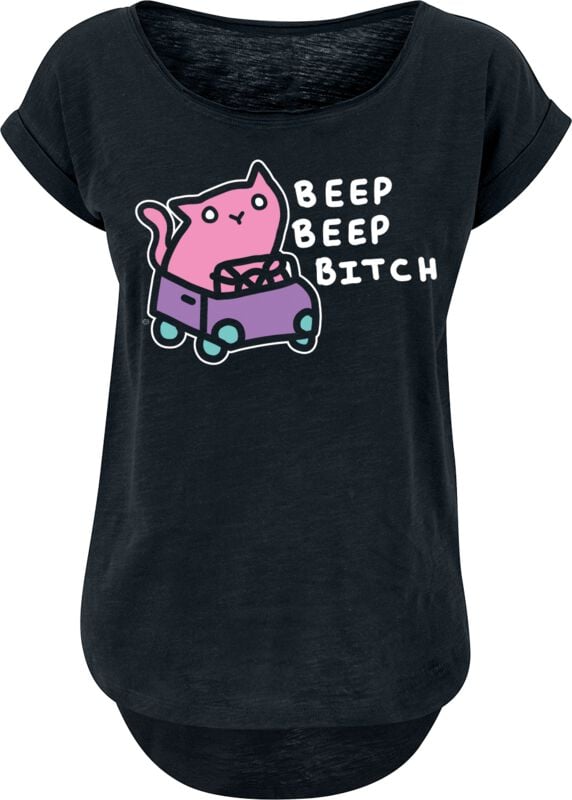 4068143260565 - Beep Beep Bitch T-Shirt schwarz in M 4068143260565 - Beep Beep Bitch T-Shirt schwarz in M
