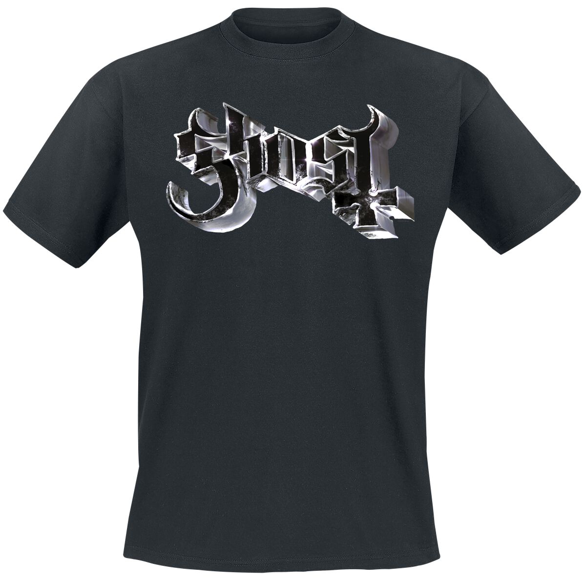 4068143266864 - Oxidized Silver Logo T-Shirt schwarz in 3XL 4068143266864 - Oxidized Silver Logo T-Shirt schwarz in 3XL
