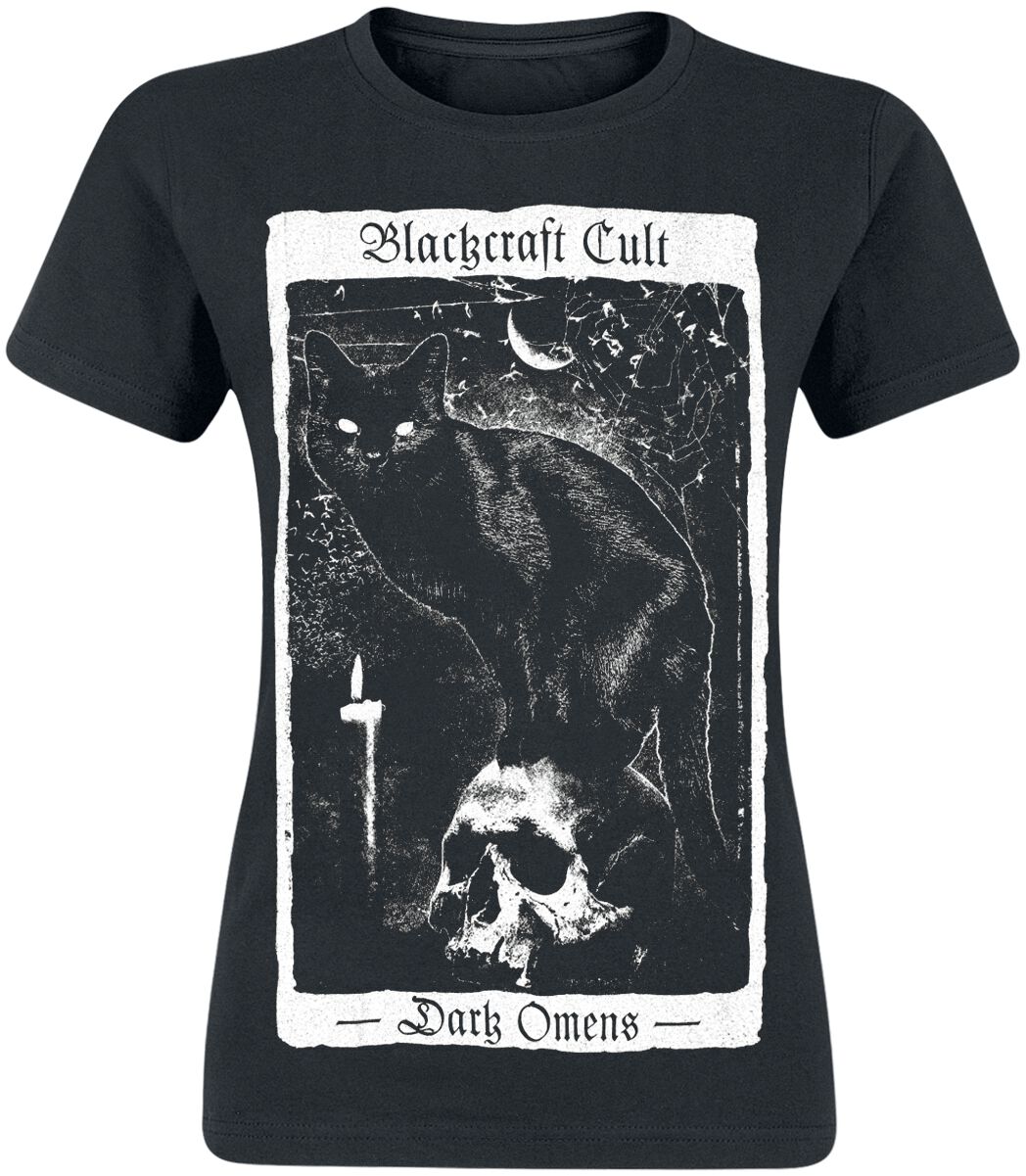 4068143269278 - Dark Omen Tarot Tee Girlie T-Shirt schwarz in M 4068143269278 - Dark Omen Tarot Tee Girlie T-Shirt schwarz in M