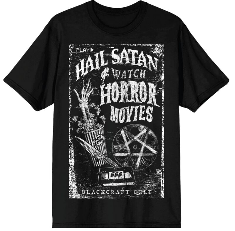 4068143269629 - VHS Horror Mens Tee T-Shirt schwarz in M 4068143269629 - VHS Horror Mens Tee T-Shirt schwarz in M