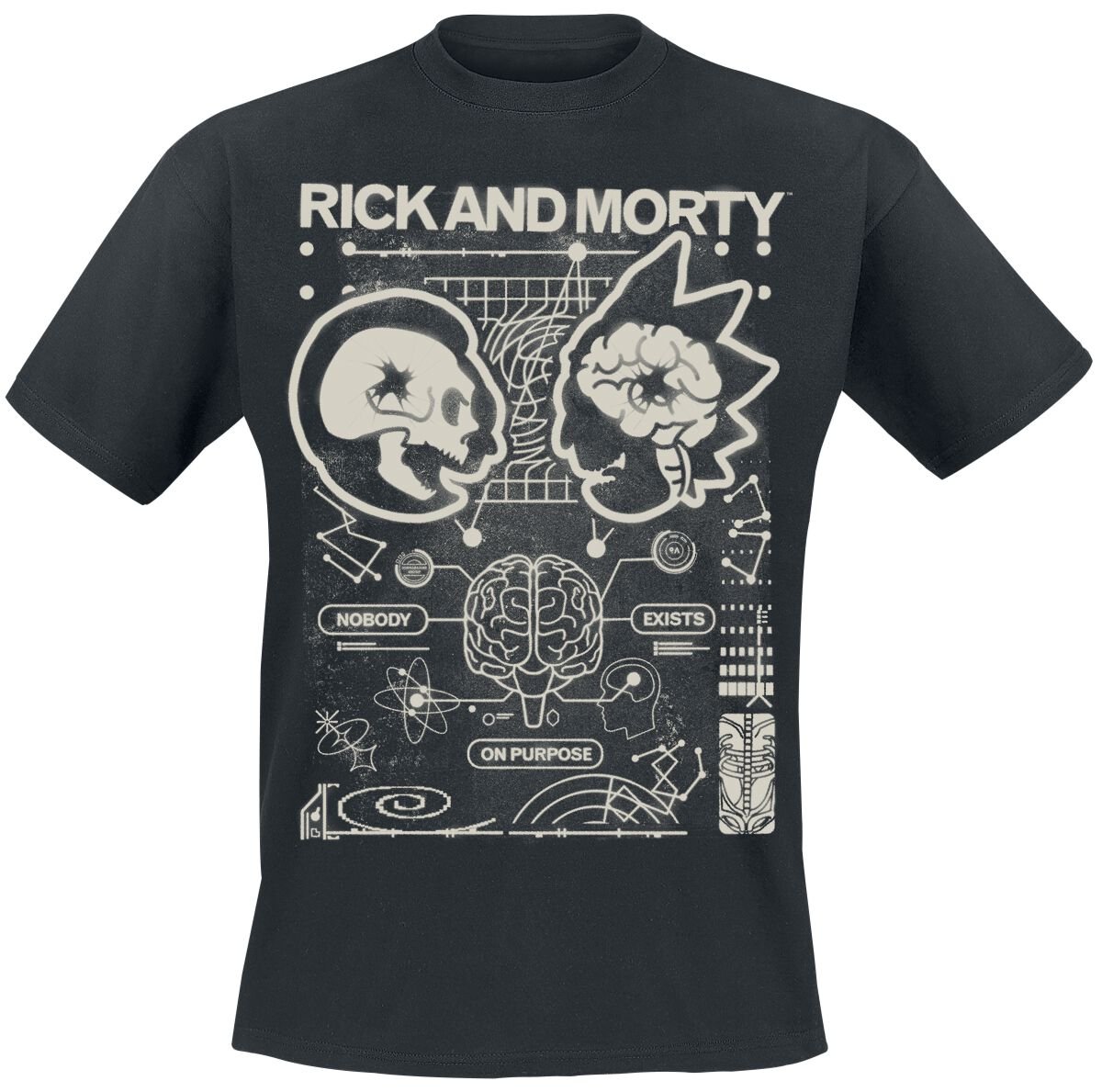 4068143270526 - Nobody Exists On Purpose T-Shirt schwarz in XXL
