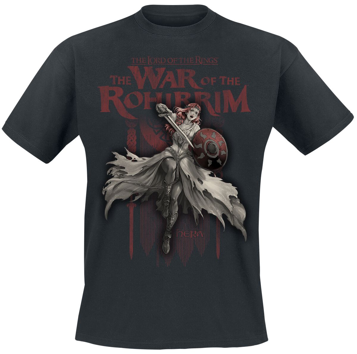 4068143271653 - Die Schlacht der Rohirrim - Hera Of Rohan T-Shirt schwarz in XXL