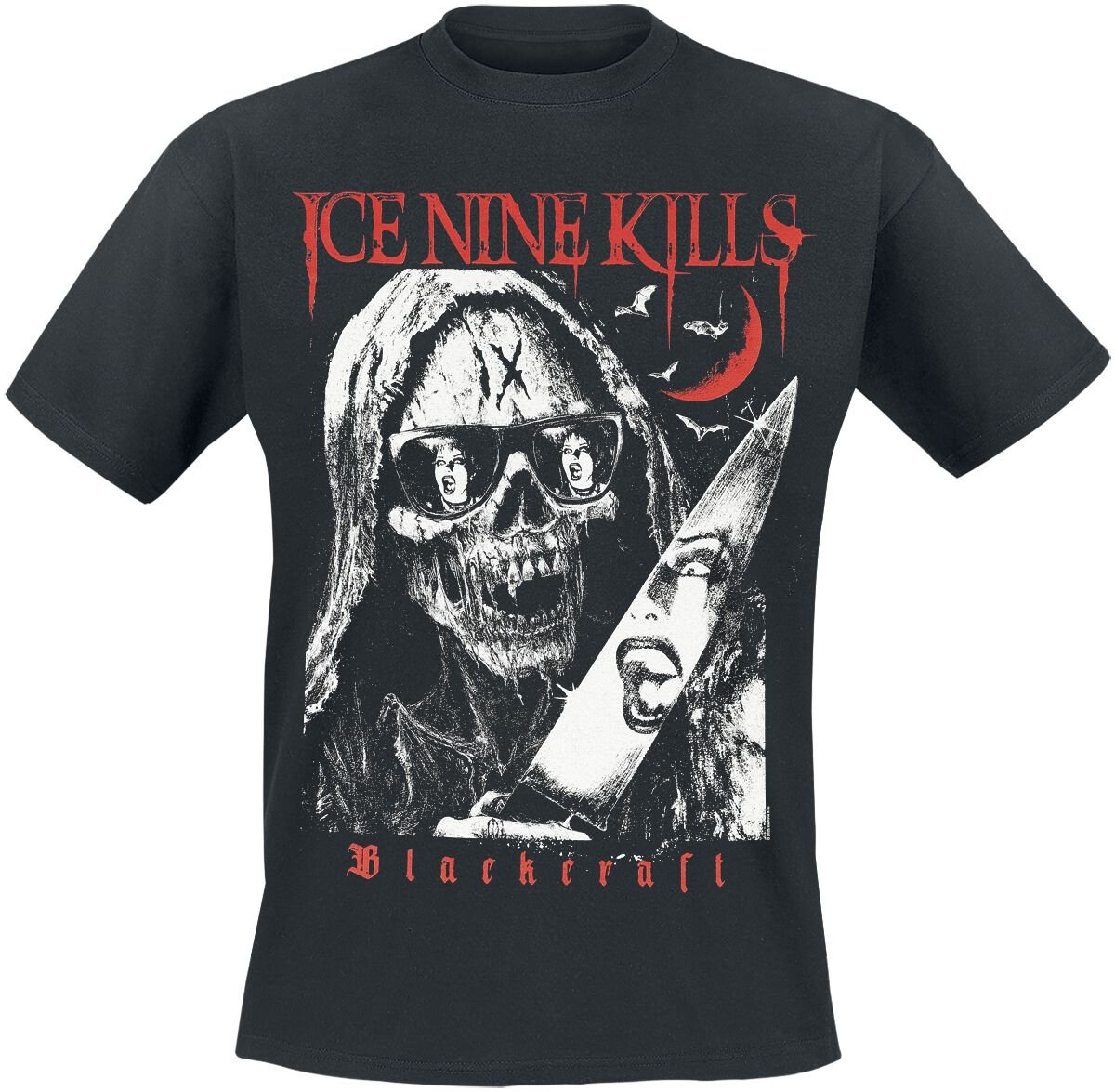 4068143273398 - Ice Nine Kills - Ice Nine Reaper Tee T-Shirt schwarz in XL 4068143273398 - Ice Nine Kills - Ice Nine Reaper Tee T-Shirt schwarz in XL
