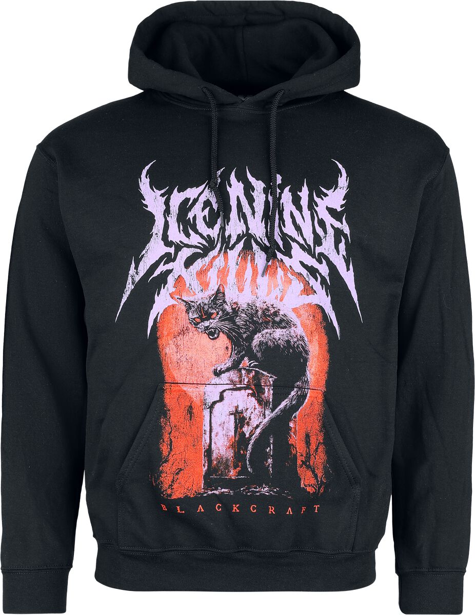 4068143273428 - Ice Nine Kills - Cat Hoodie Kapuzenpullover schwarz in M 4068143273428 - Ice Nine Kills - Cat Hoodie Kapuzenpullover schwarz in M