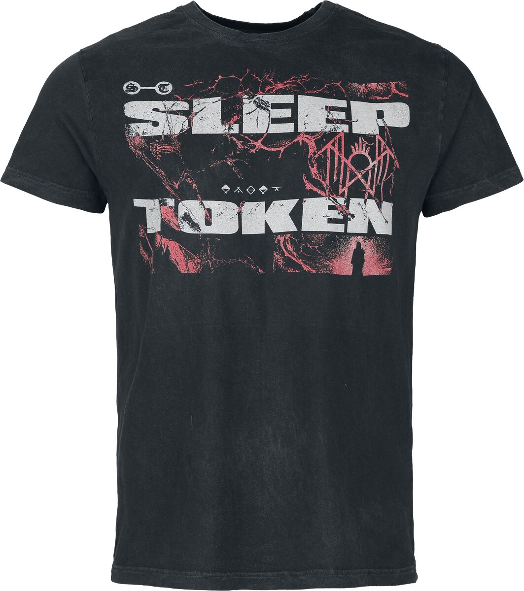 4068143274265 - Texture T-Shirt schwarz grau in XL 4068143274265 - Texture T-Shirt schwarz grau in XL