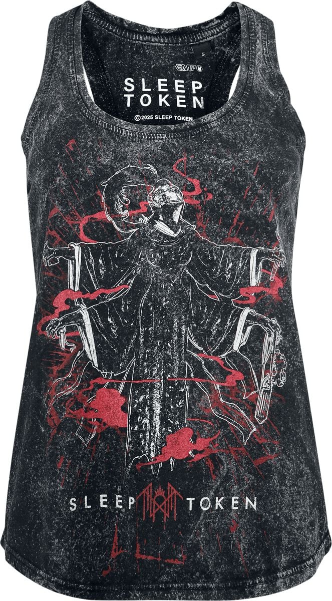 4068143275378 - Ascensionism Top schwarz grau in XL 4068143275378 - Ascensionism Top schwarz grau in XL