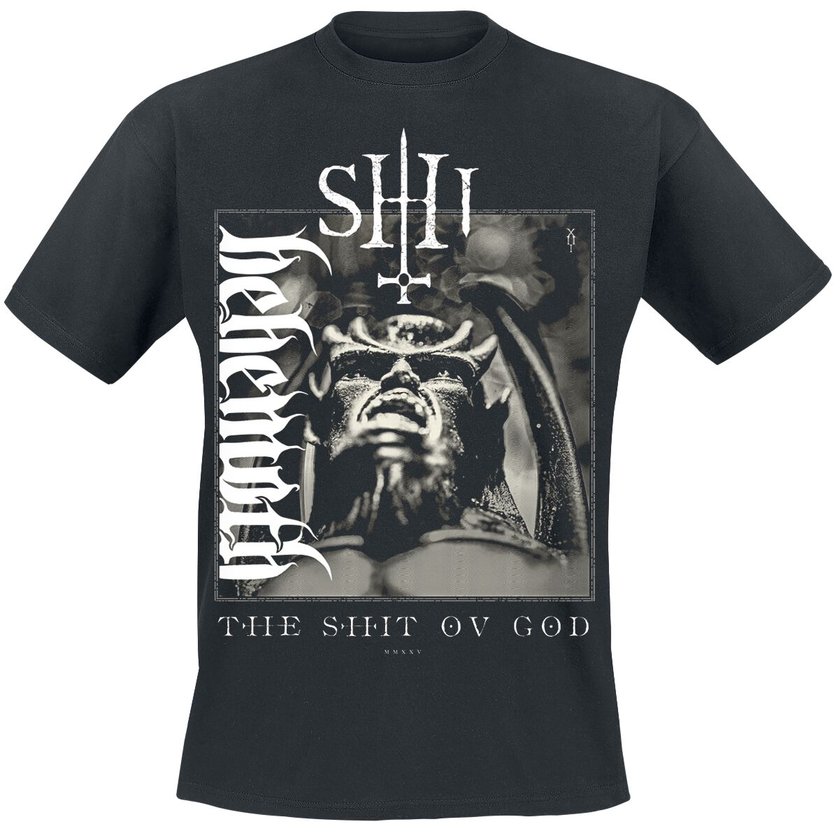 4068143276085 - The Shit Of God - Vertical Logo Cover T-Shirt schwarz in XL 4068143276085 - The Shit Of God - Vertical Logo Cover T-Shirt schwarz in XL