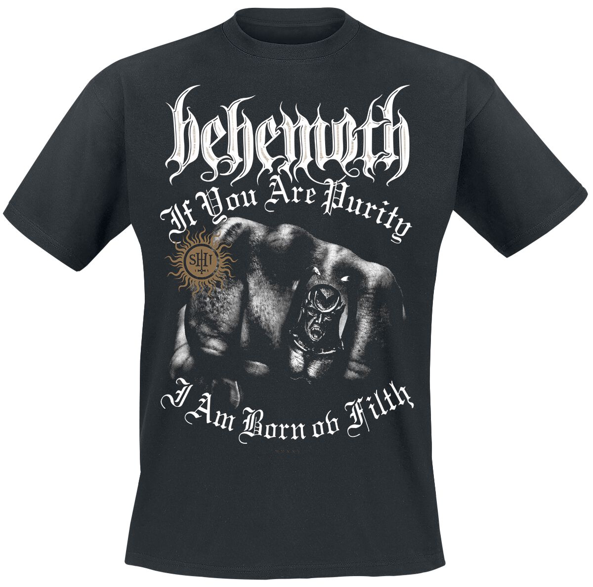 4068143276306 - The Shit Of God - Crushing Tide Fist T-Shirt schwarz in XXL