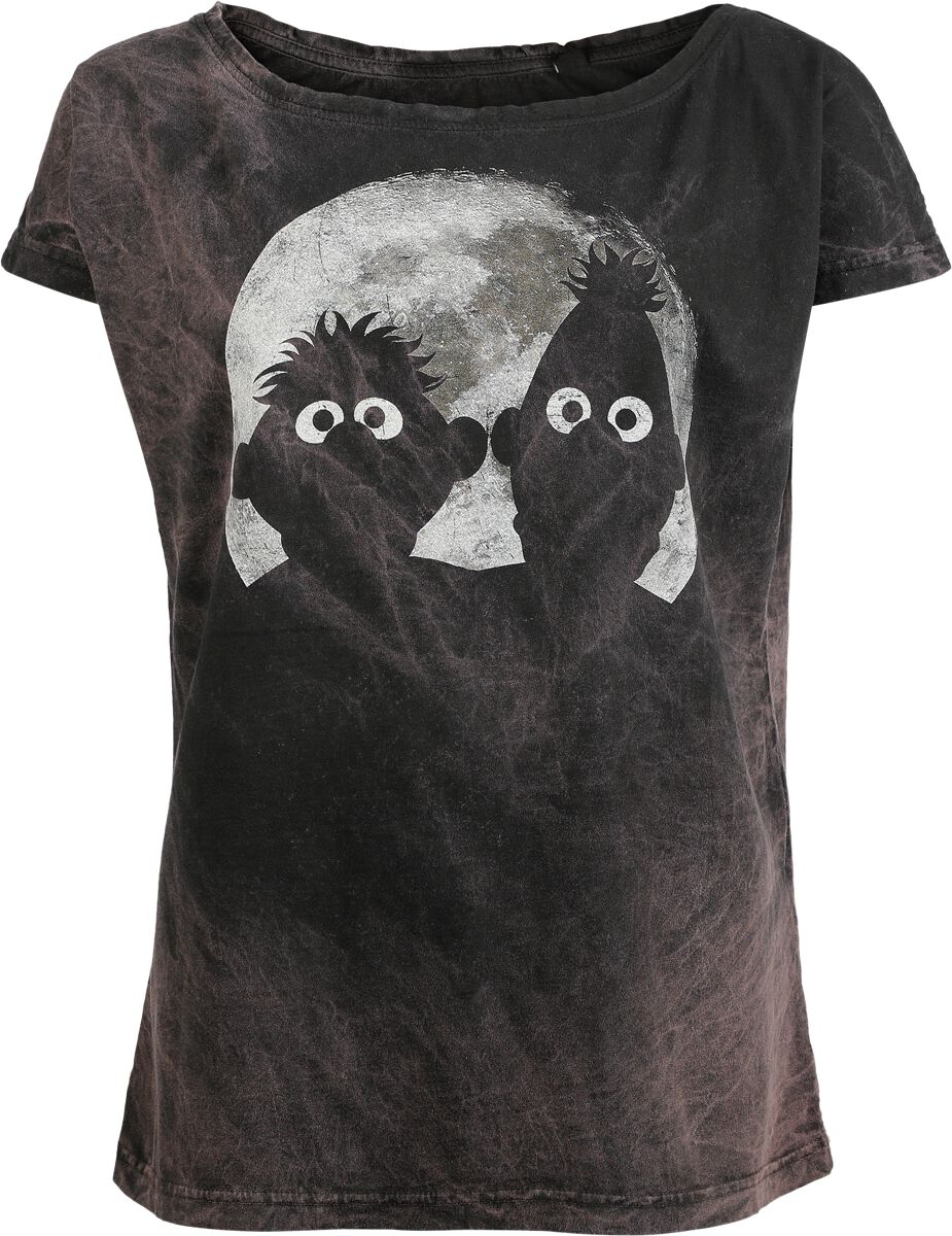 4068143277006 - Ernie und Bert - Moon Light T-Shirt grau in S