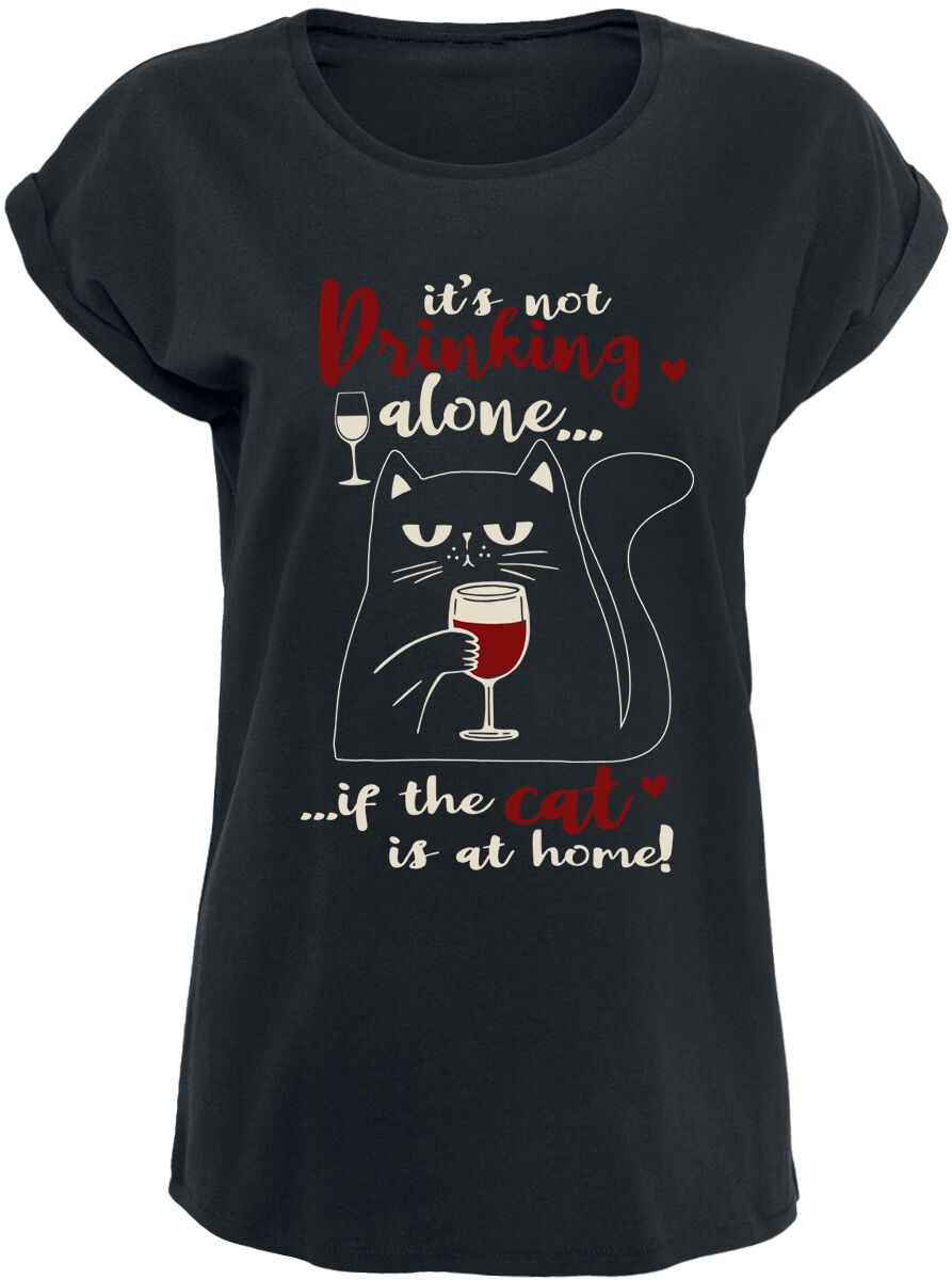 4068143277808 - Cat at home T-Shirt schwarz in M