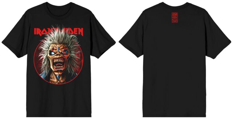 4068143278270 - Portrait Eddie Circle T-Shirt schwarz in XL