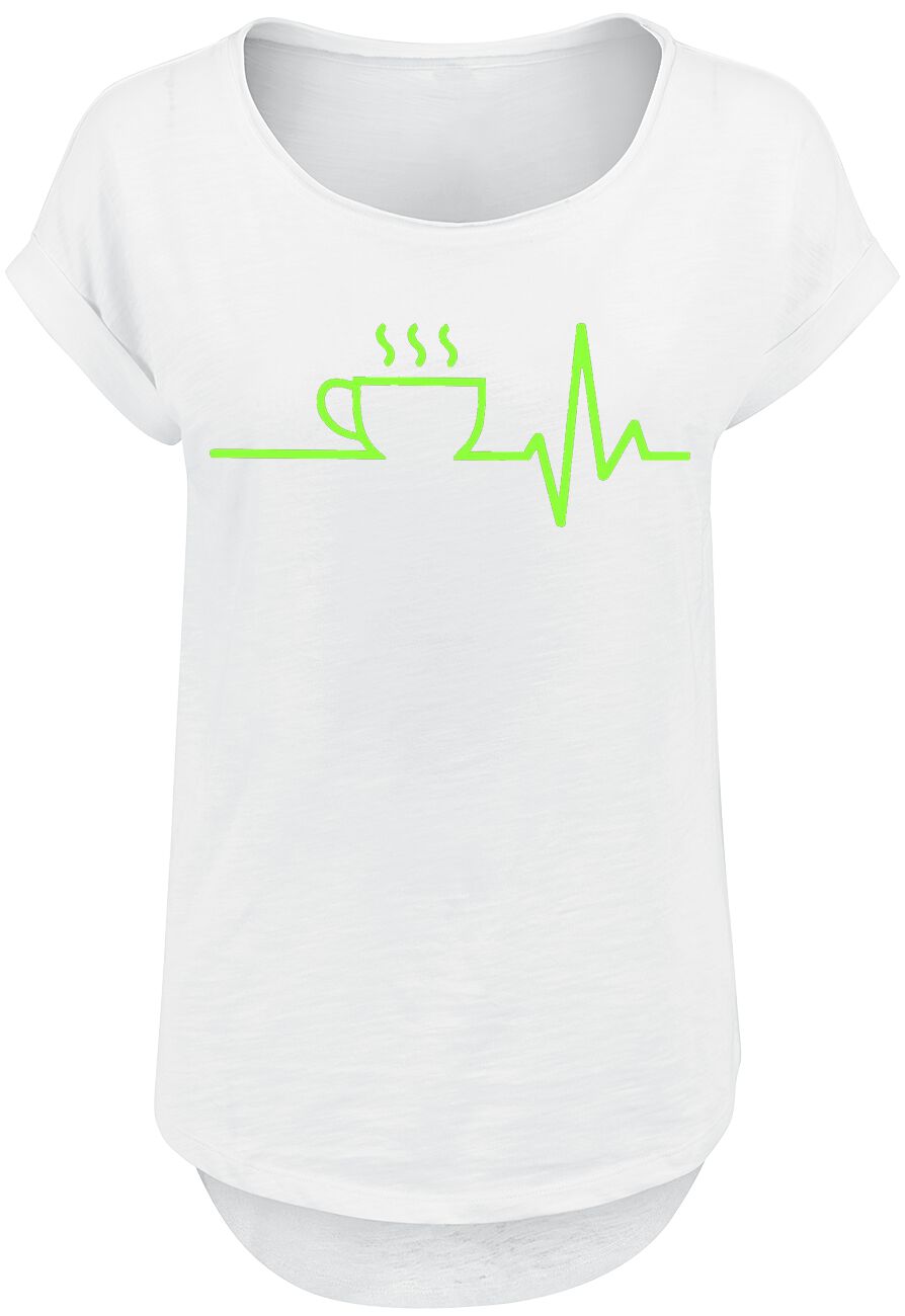 4068143278737 - EKG Coffee T-Shirt weiß in L