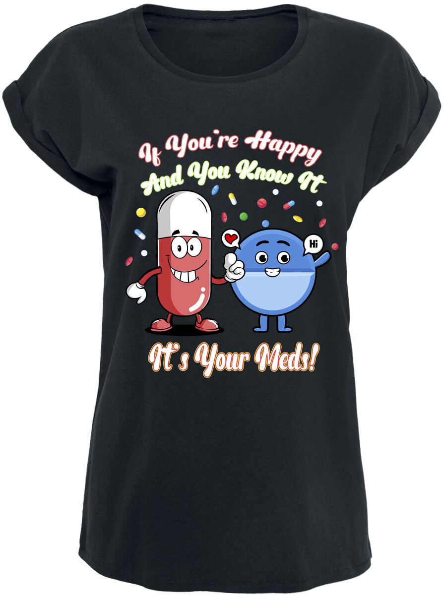 4068143278980 - Its Your Meds T-Shirt schwarz in XL