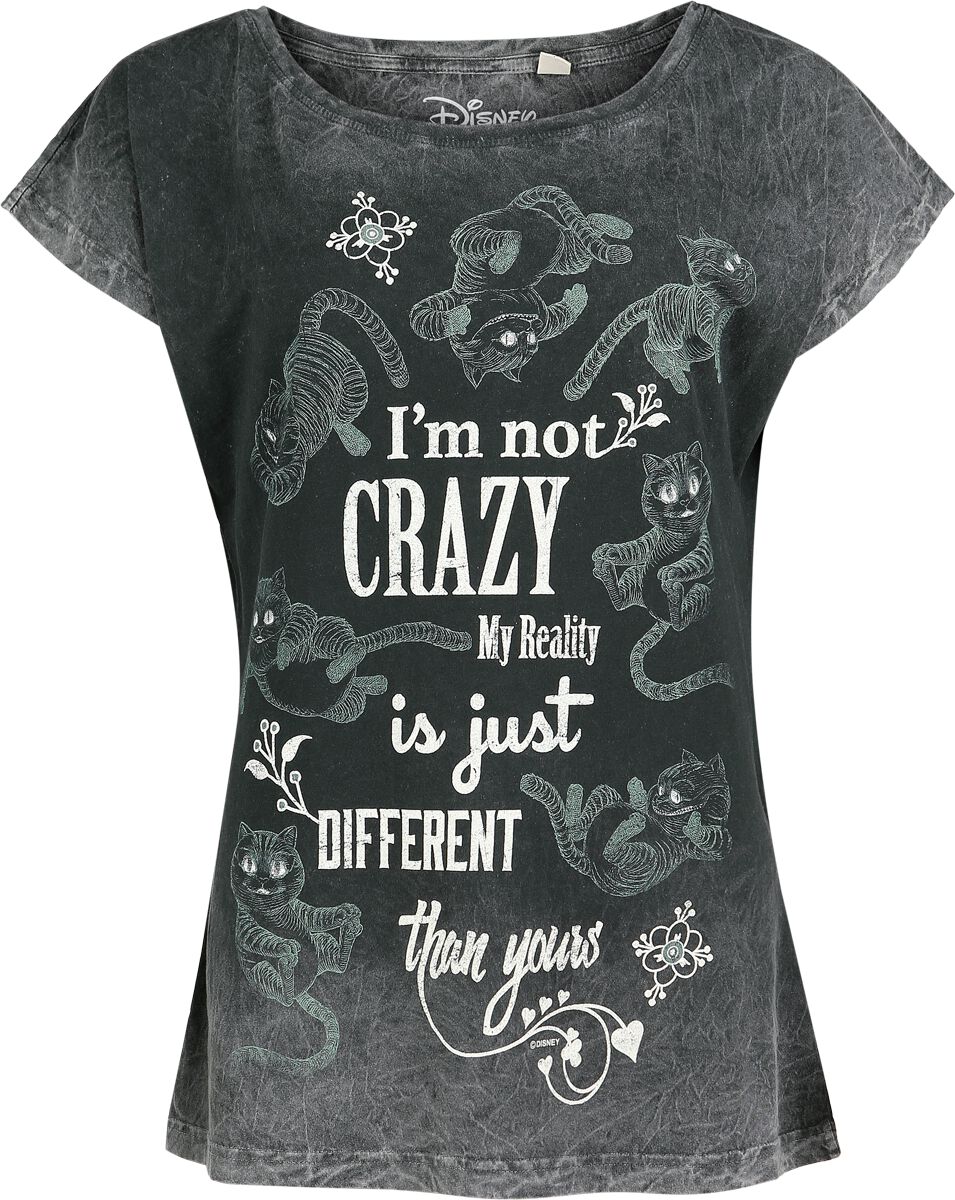 4068143279376 - I Am Not Crazy T-Shirt grau in S