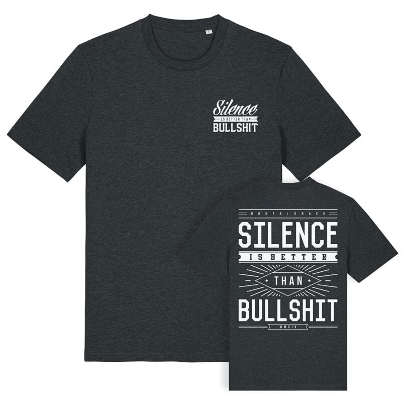 4068143280181 - Silence Shirt T-Shirt schwarz in 3XL 4068143280181 - Silence Shirt T-Shirt schwarz in 3XL